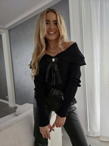 SWETER SABISHA CZARNY