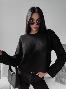 SWETER NELL CZARNY