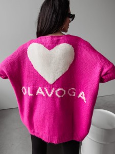 SWETER ELLA RÓŻOWY