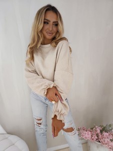 BLUZA LETICIA BEŻOWY