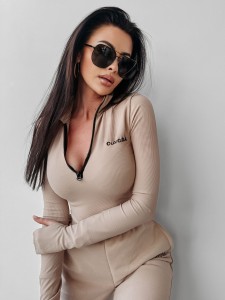 BLUZKA SPINE BEŻOWY