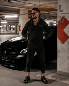 KOMPLET MĘSKI VIRIL CZARNY