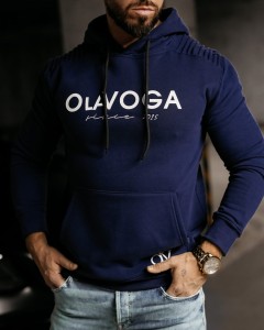BLUZA O LA VOGA MĘSKA PEDRO GRANATOWY