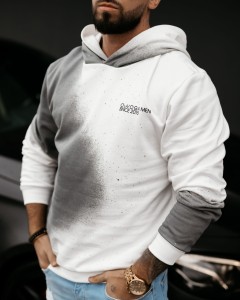 BLUZA MĘSKA SPLASH ECRU