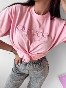 T-SHIRT ASHER RÓŻOWY