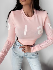 BLUZKA VINCE PUDROWY RÓŻ