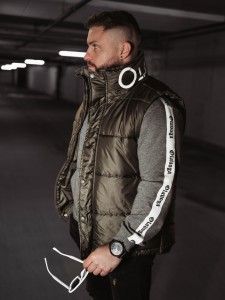 KAMIZELKA MĘSKA PUFFER MEN KHAKI