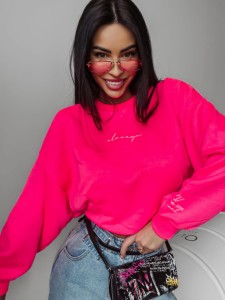 BLUZA TANES NEON RÓŻ