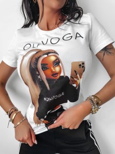 T-SHIRT DOLL BIAŁY
