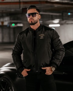 KURTKA MĘSKA BOMBER MEN CZARNY
