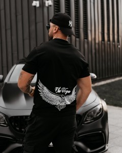 T-SHIRT MĘSKI STRENGHT CZARNY