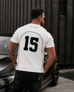 T-SHIRT MĘSKI GORDON O LA VOGA ECRU