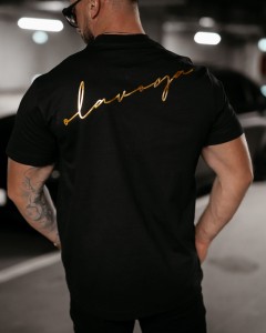 T-SHIRT MĘSKI BLUSH CZARNY