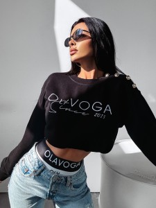 BLUZA LENA O LA VOGA CZARNY