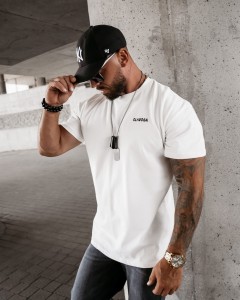 T-SHIRT MĘSKI  O LA VOGA SAYER ECRU