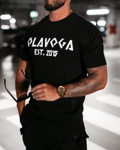 T-SHIRT MĘSKI O LA VOGA GRECOS MEN CZARNY