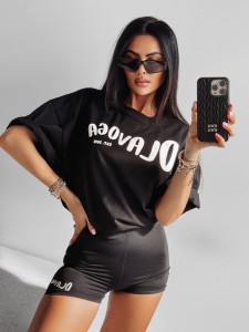 T-SHIRT JULY O LA VOGA CZARNY