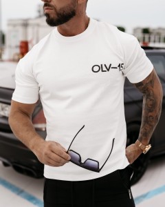 T-SHIRT MĘSKI SCUPLT O LA VOGA ECRU