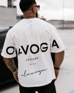 T-SHIRT MĘSKI THEMIS O LA VOGA ECRU