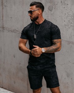 KOMPLET MĘSKI INITIAL O LA VOGA CZARNY