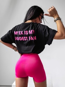 T-SHIRT GRAVED O LA VOGA CZARNY