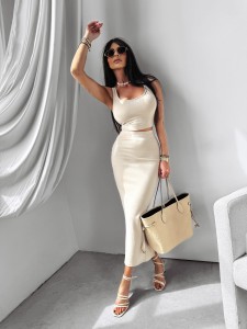 KOMPLET MOODY O LA VOGA BEŻOWY