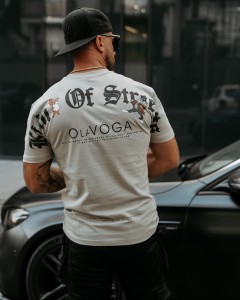 T-SHIRT MĘSKI O LA VOGA BASTY SZARY