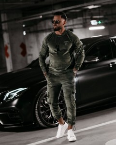 KOMPLET MĘSKI O LA VOGA CARGO KHAKI 