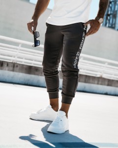 SPODNIE MĘSKIE O LA VOGA REVERS GRAFITOWY 