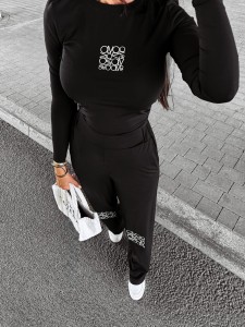 KOMPLET DAMSKI O LA VOGA PALOMA CZARNY