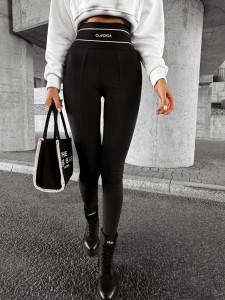 LEGGINSY DAMSKIE PAYME O LA VOGA CZARNY