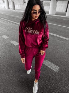 KOMPLET DAMSKI VERA O LA VOGA BORDOWY