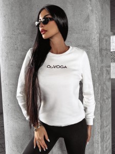 BLUZA DAMSKA OCIEPLANA ILINOIS O LA VOGA ECRU