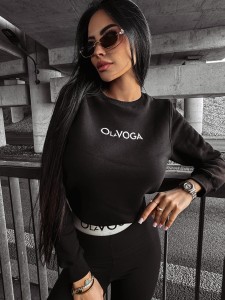 BLUZA DAMSKA OCIEPLANA ILINOIS O LA VOGA CZARNY