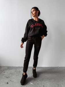 KOMPLET DAMSKI OCIEPLANY ELITALI O LA VOGA CZARNY