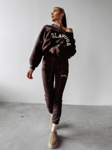 KOMPLET DAMSKI OCIEPLANY ELITALI O LA VOGA CZEKOLADOWY