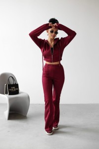 KOMPLET DAMSKI TUTO O LA VOGA BORDOWY