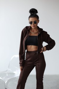 KOMPLET DAMSKI TUTO O LA VOGA CZEKOLADOWY