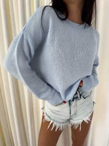 SWETER DAMSKI NERYS BY ME NIEBIESKI