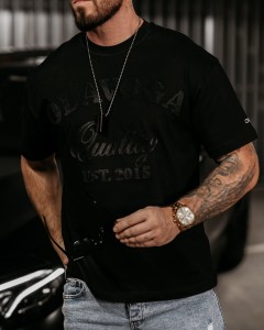 T-SHIRT MĘSKI BALE O LA VOGA CZARNY