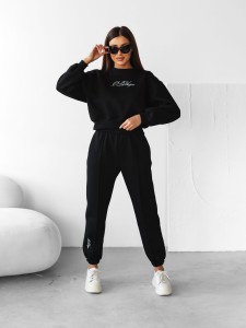 KOMPLET DAMSKI SCRITTO O LA VOGA CZARNY