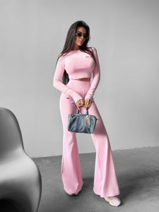 KOMPLET DAMSKI PRAVA O LA VOGA PUDROWY RÓŻ