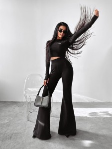 KOMPLET DAMSKI PRAVA O LA VOGA CZARNY