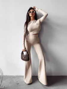 KOMPLET DAMSKI PRAVA O LA VOGA BEŻOWY