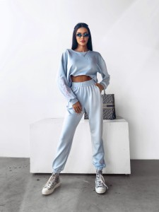 KOMPLET DAMSKI BRANCH O LA VOGA BŁĘKITNY