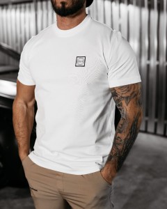 T-SHIRT MĘSKI STONE O LA VOGA ECRU