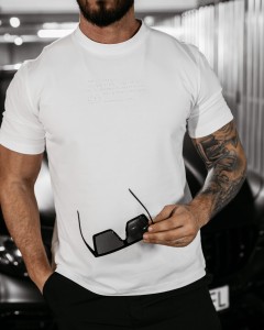 T-SHIRT MĘSKI VALOR OLAVOGA ECRU