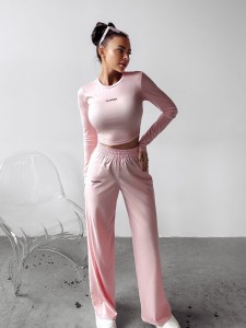 KOMPLET DAMSKI CANARY O LA VOGA PUDROWY RÓŻ