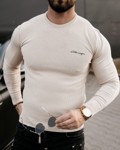 SWETER MĘSKI YUZA O LA VOGA BEŻOWY