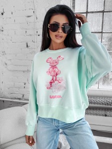 BLUZA DAMSKA AZALEA O LA VOGA MIĘTOWY